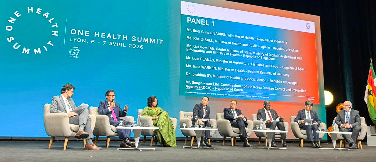 Marco Nascimento, representing the Coalition’s Executive Secretariat, attended the One Health Summit in Lyon, held under France’s G7 health agenda. Credit: Luana Bermudez / Global Coalition