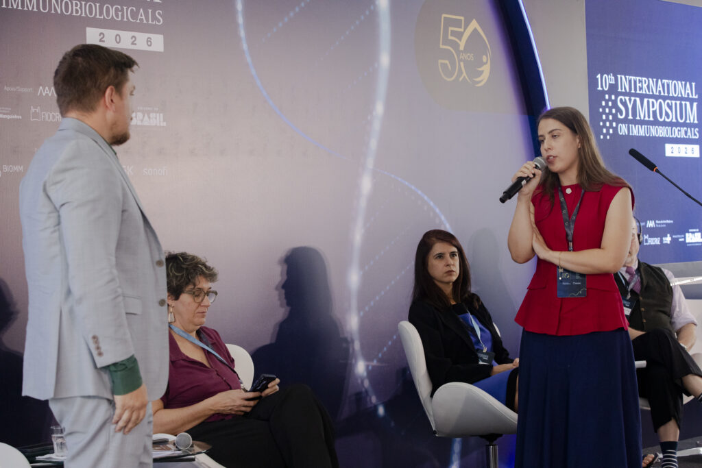 Priscila Ferraz, Vice President of Production and Innovation in Health at Fiocruz and Deputy Executive Secretary of the Global Coalition for Local and Regional Production, Innovation and Equitable Access. Photo credit: Monara Barreto