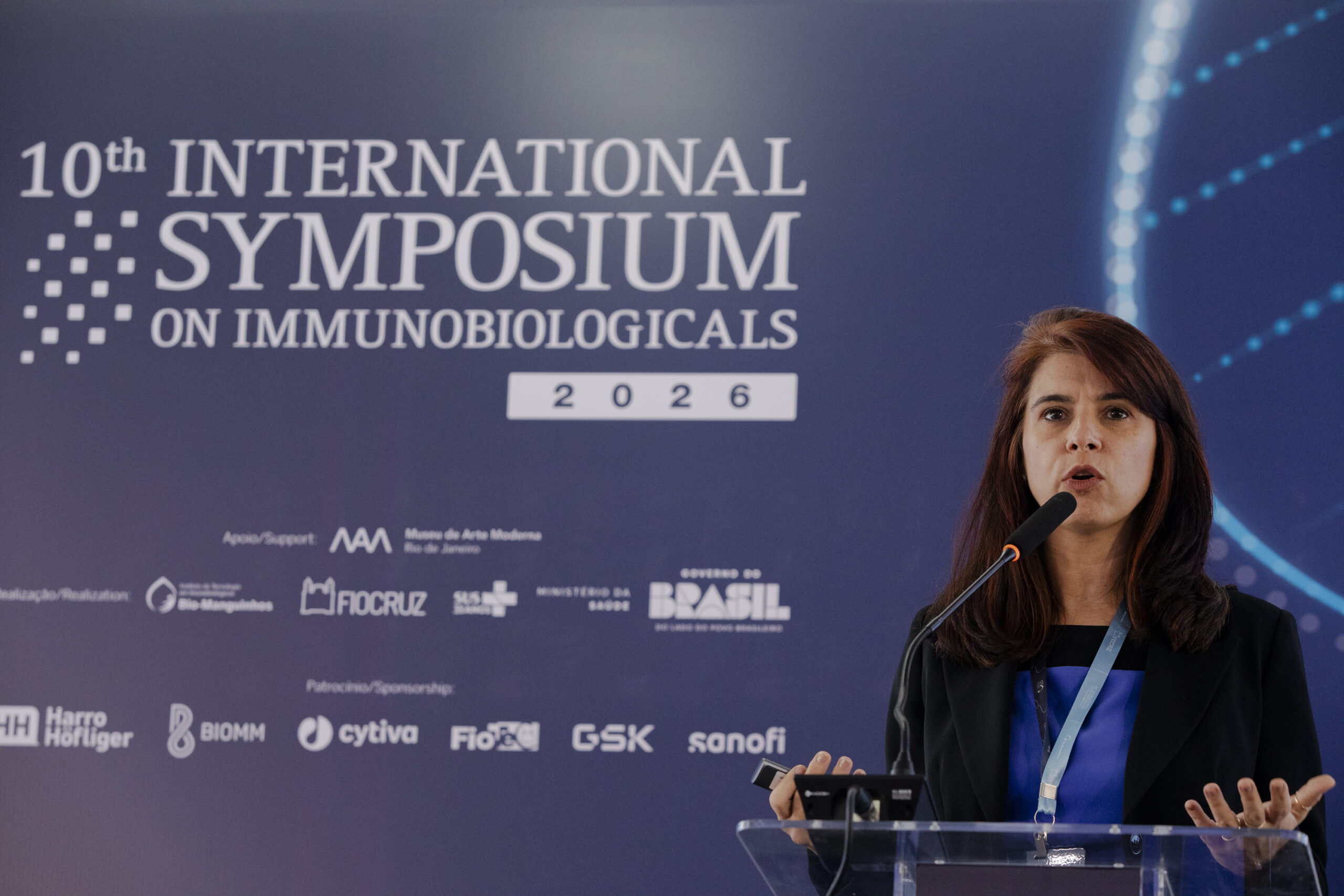 Priscila Ferraz, Vice President of Production and Innovation in Health at Fiocruz and Deputy Executive Secretary of the Global Coalition for Local and Regional Production, Innovation and Equitable Access. Photo credit: Monara Barreto