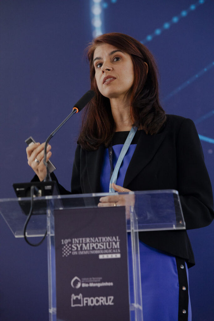 Priscila Ferraz, Vice President of Production and Innovation in Health at Fiocruz and Deputy Executive Secretary of the Global Coalition for Local and Regional Production, Innovation and Equitable Access. Photo credit: Monara Barreto