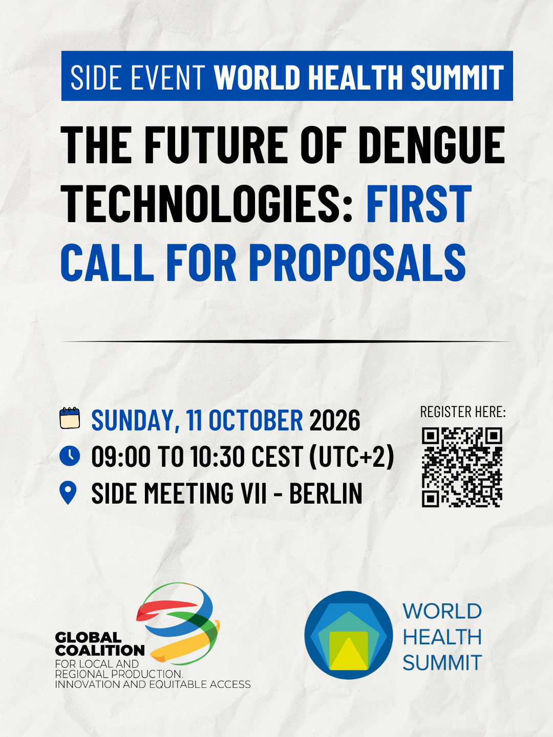 The future of dengue technologies: First proposals to be presented in Berlin